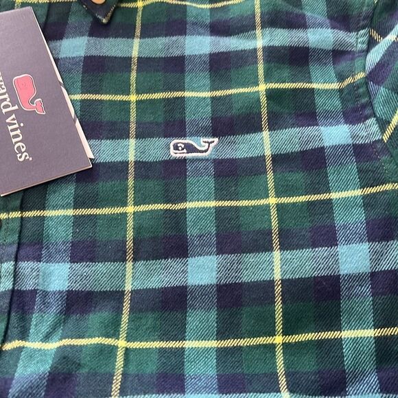 Vineyard Vines long sleeve flannel button down shirt size small - Picture 4 of 5